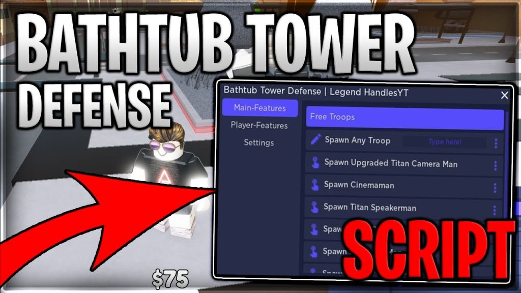 BATHTUB TOWER DEFENSE Hack Script Archives - Ahmed Mode